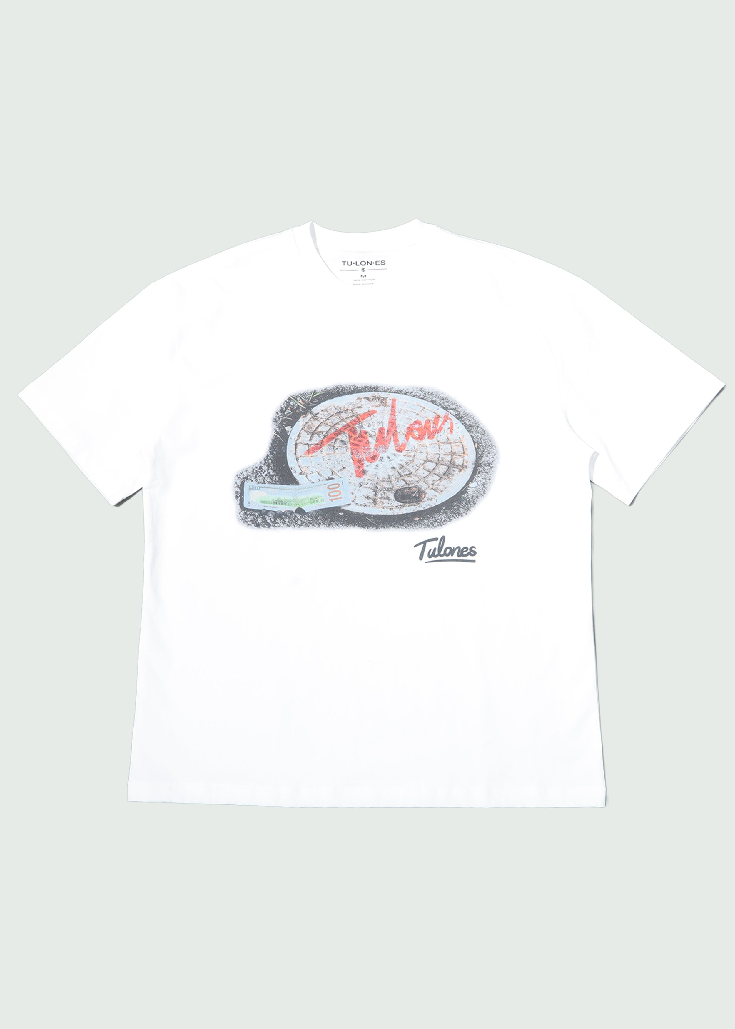 Sewer Plug T-shirt White