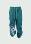 Two Stripe Nylon Pants Green