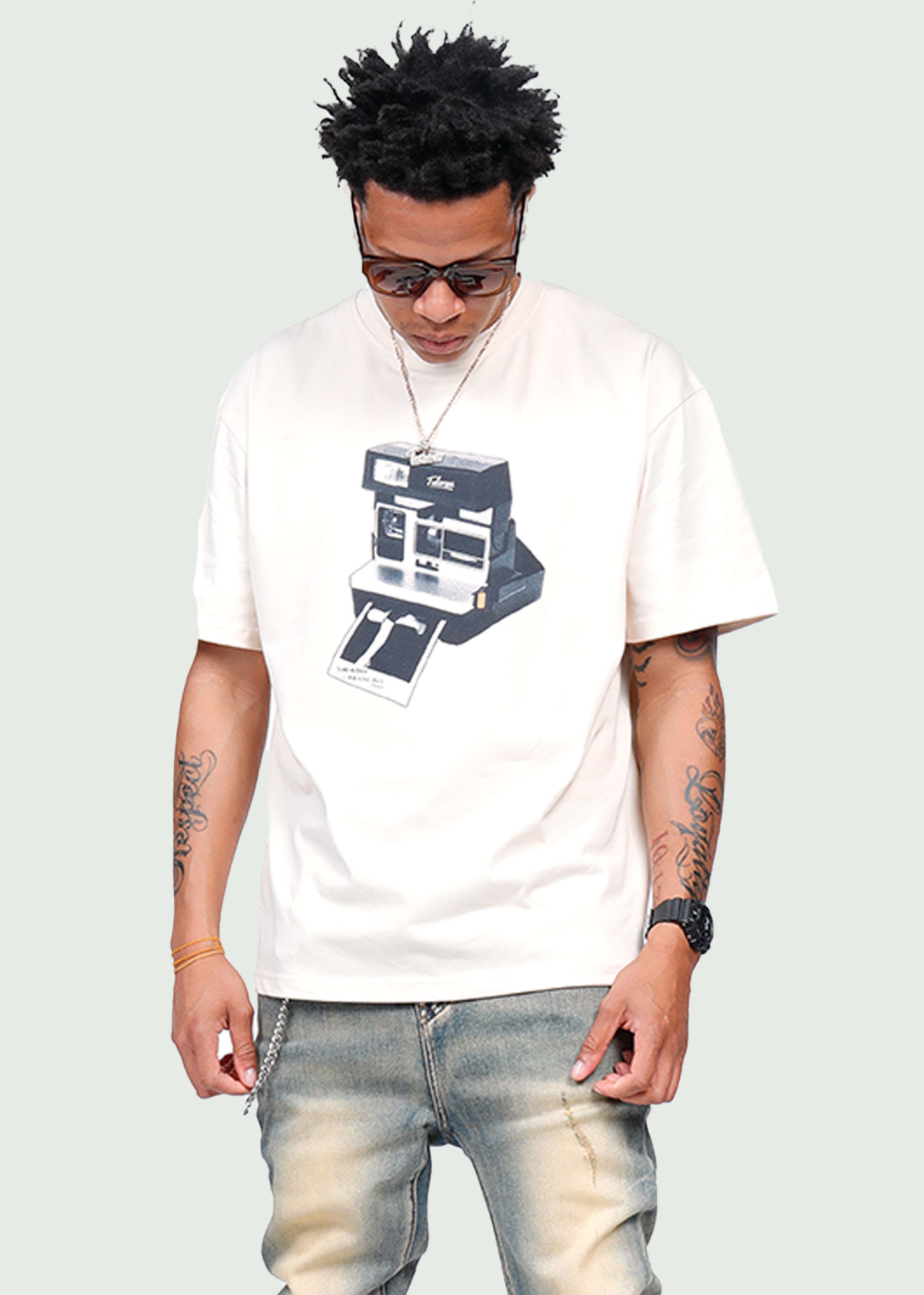 Send Nudes T-shirt Tan Secondary image