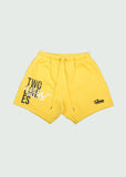 Dollar Sign Shorts Yellow