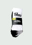 White Cursive Staple Crew Socks 5-Pack