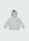 3D Lettering Hoodie Kids Grey