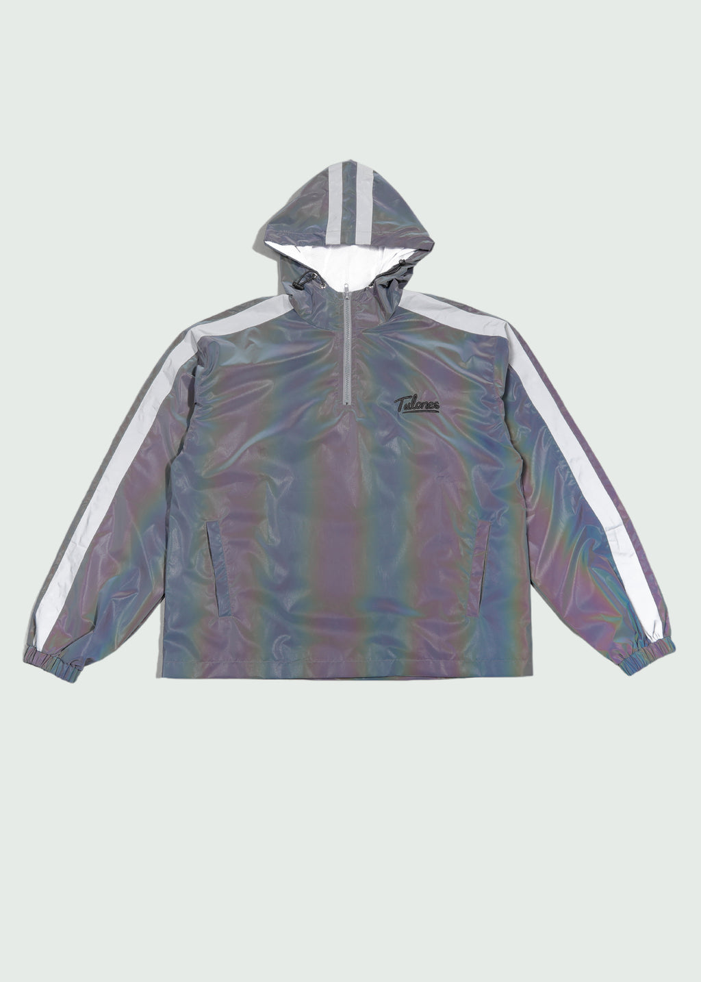 Iridescent Half Zip Up Hoodie