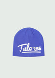 Royal Blue Cursive Logo Beanie