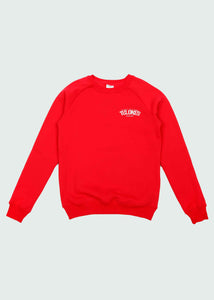 Red Tulones Staple Arch Crewneck Sweater (2023)