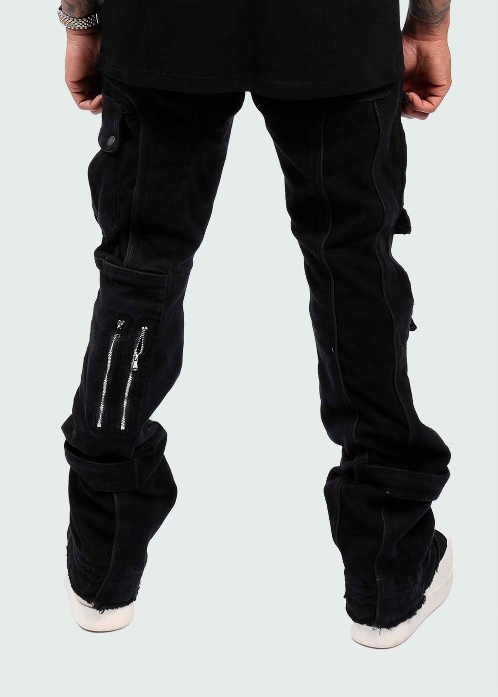 Black Tulones Corduroy Cargo