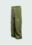 Nylon Pants Olive Green