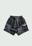 Box Stencil Shorts Black