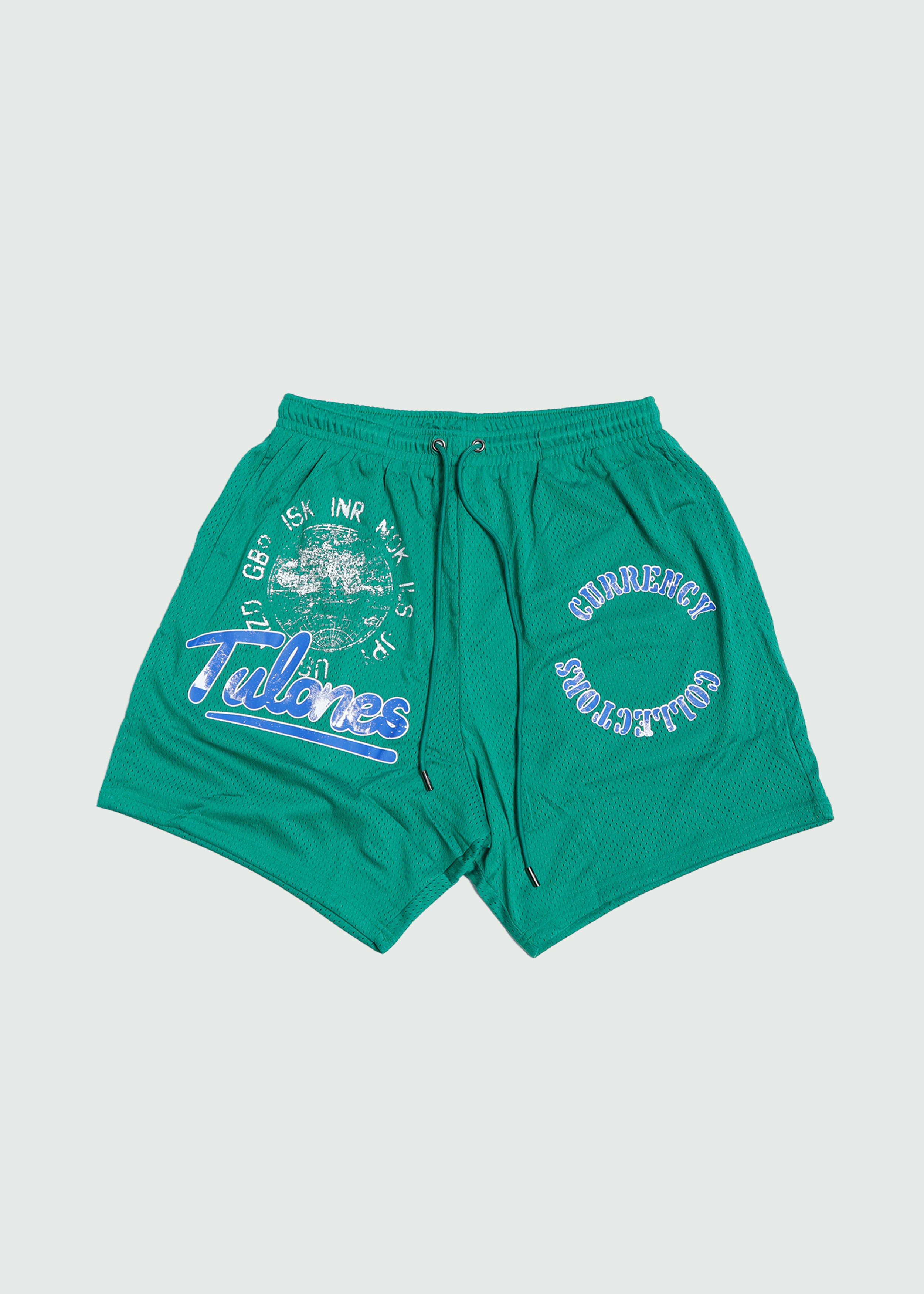 Multi Logo Shorts Green