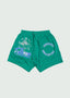 Multi Logo Shorts Green