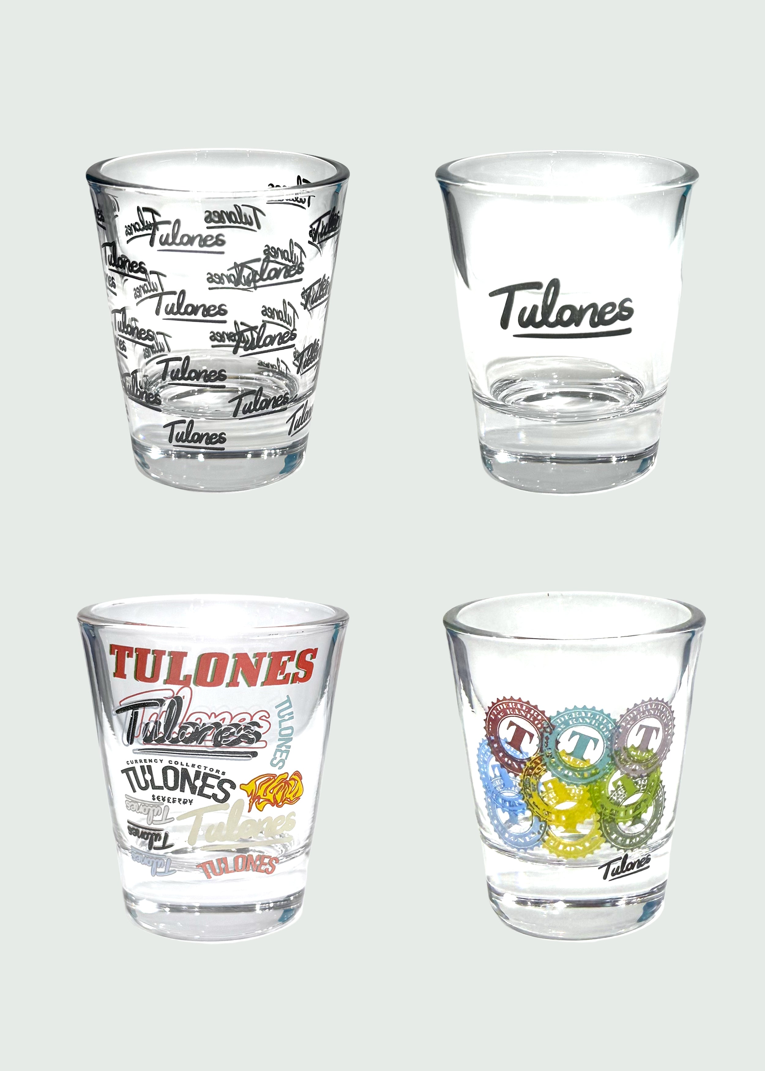 Assorted 4-Pack Shot Glasses