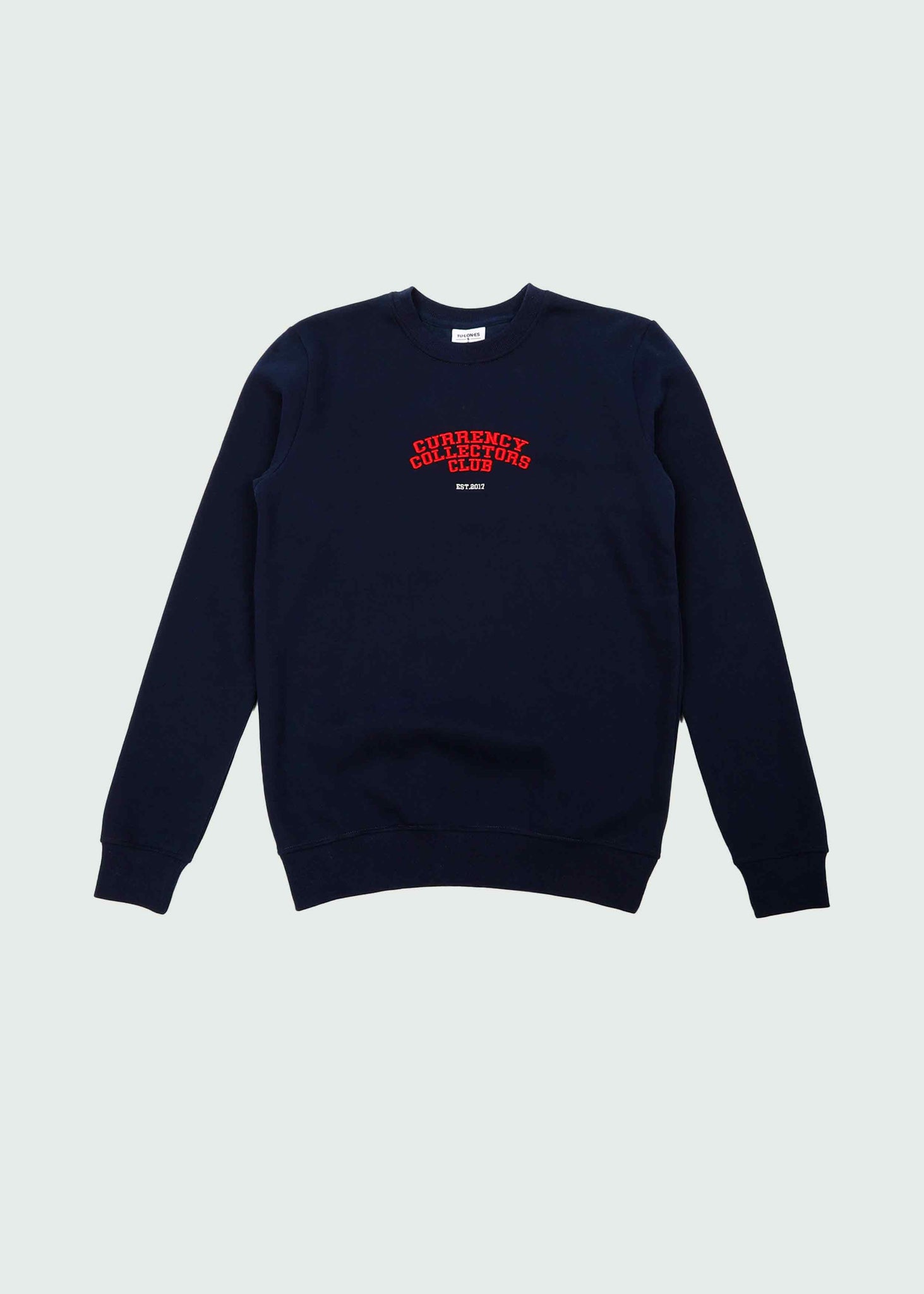 Navy Currency Collector Club Crewneck Sweater