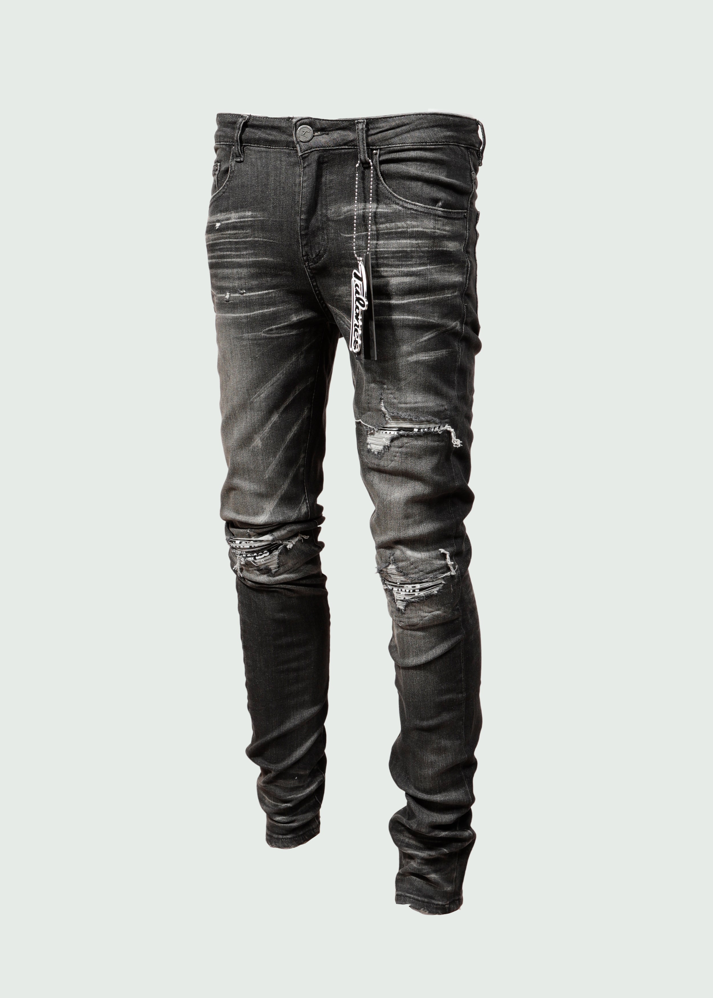 Black Faded Biker 26 Jeans Main image
