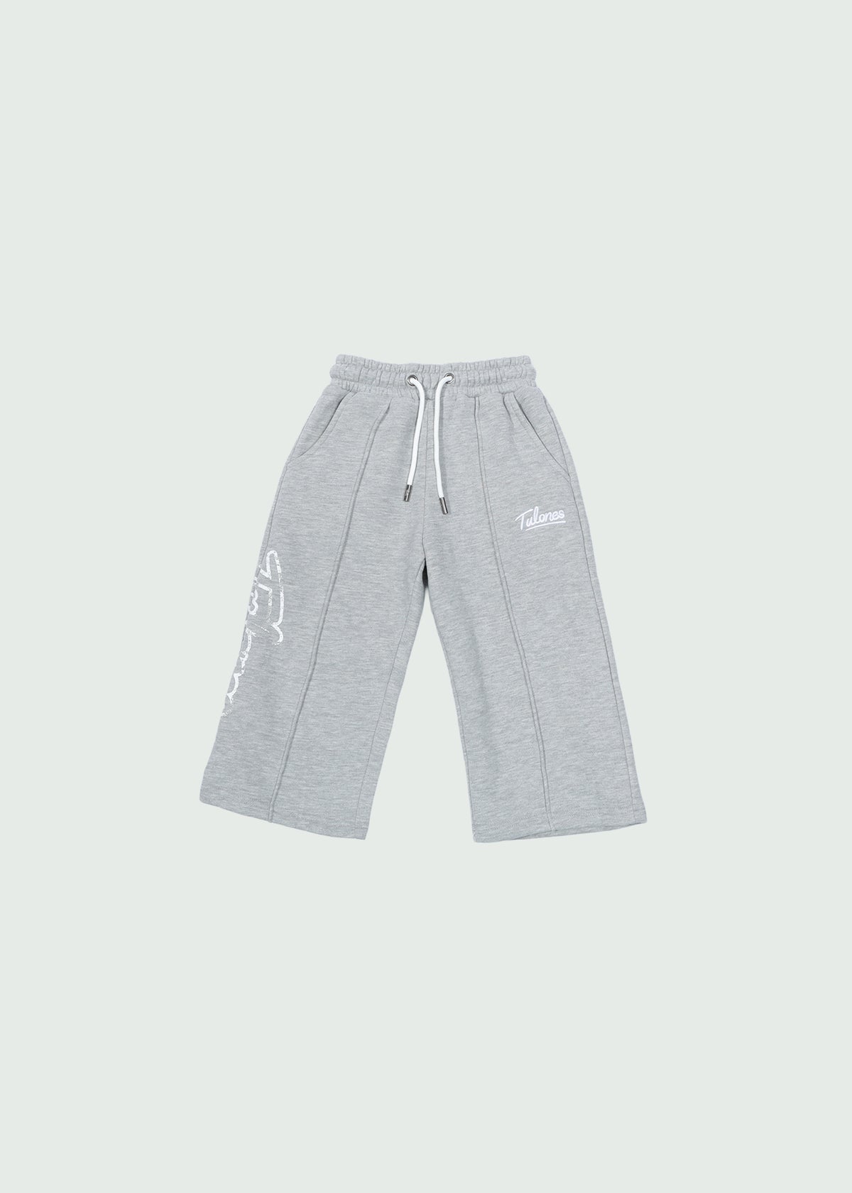 Cursive Pants Kids Grey