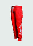 Staple Joggers Red/White