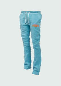 Currency Collector Flare Pants Blue