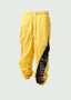 Red Line Mesh Nylon Pants Yellow