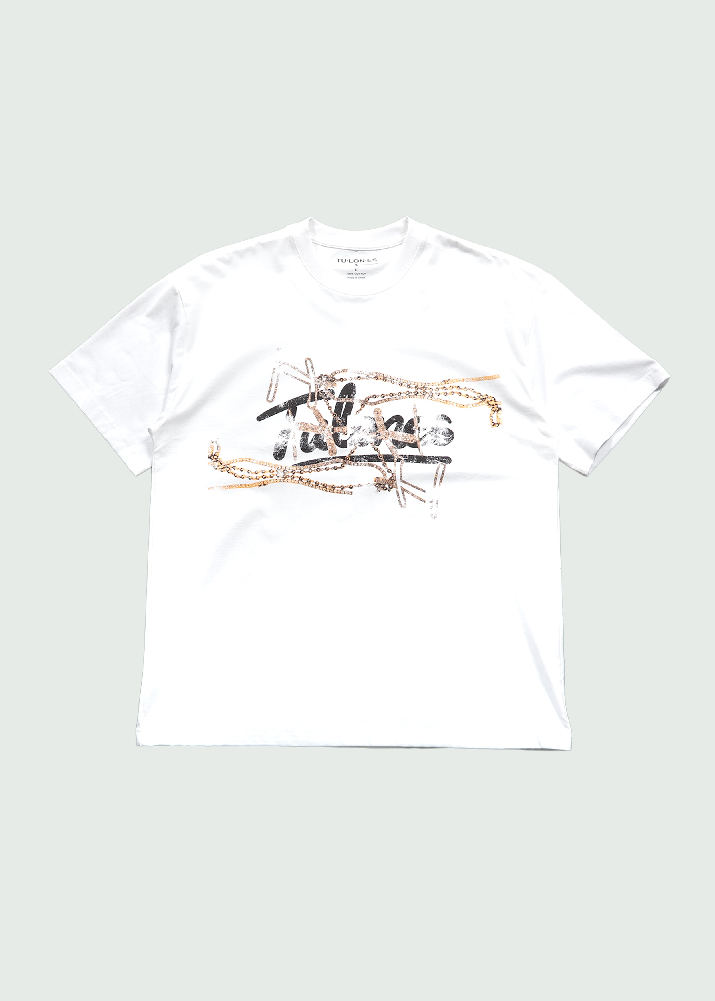 Gold Chain T-shirt White Main image