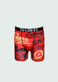 Graffiti Brief Kids Red