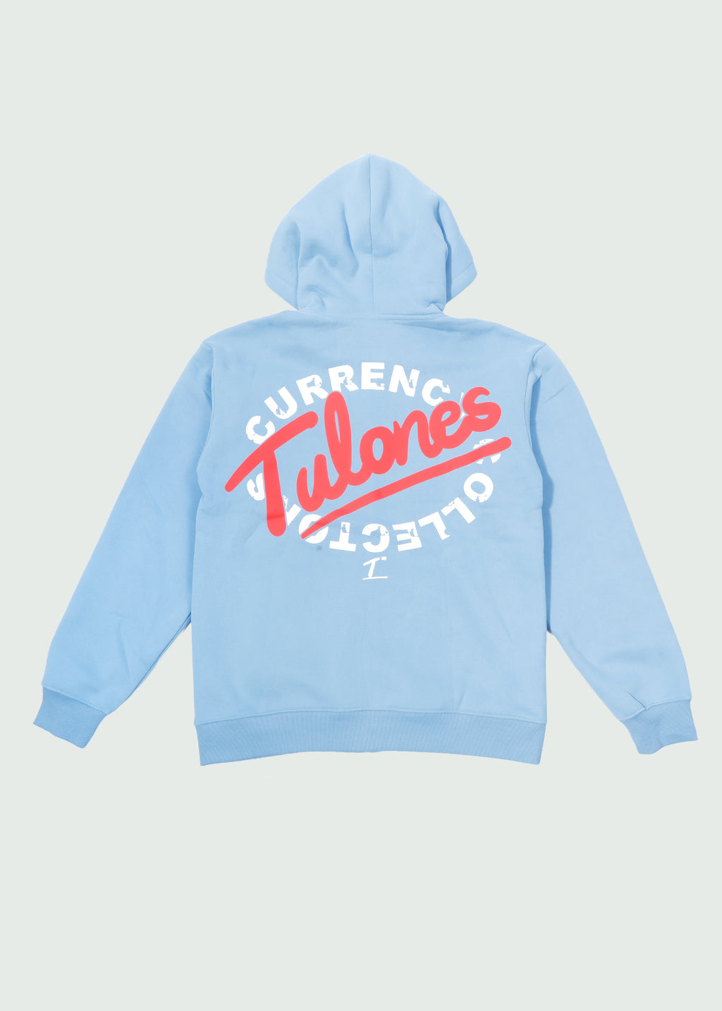 Currency Collector Zip-Up Hoodie Baby Blue