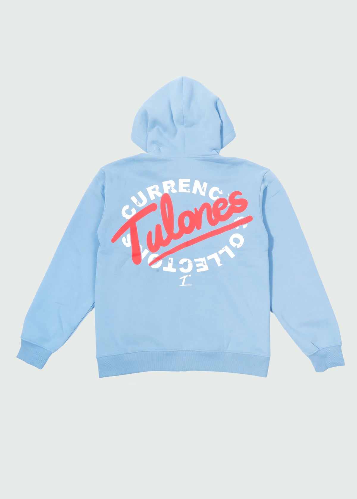 Currency Collector Zip-Up Hoodie Baby Blue