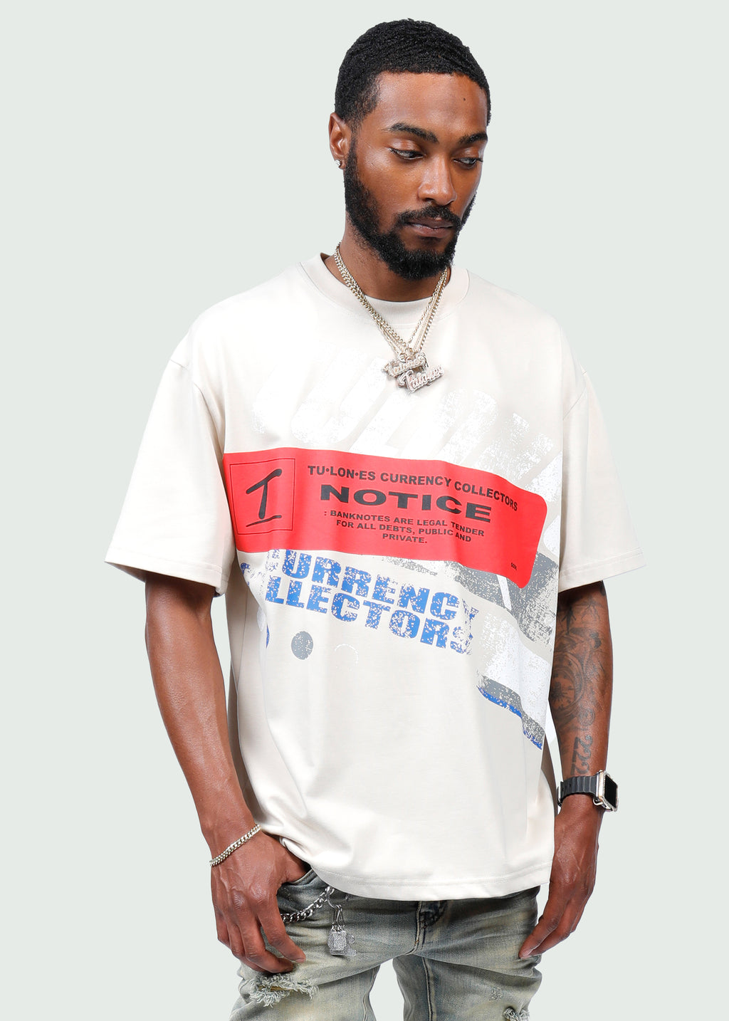 Design Notice T-Shirt Cream