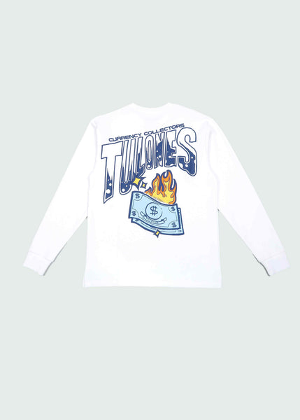 Eyes Still On Currency Long Sleeve White