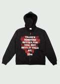 Not Better Than Me Hoodie Black