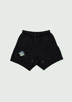 Currency Makes The World Turn Cotton Shorts Black