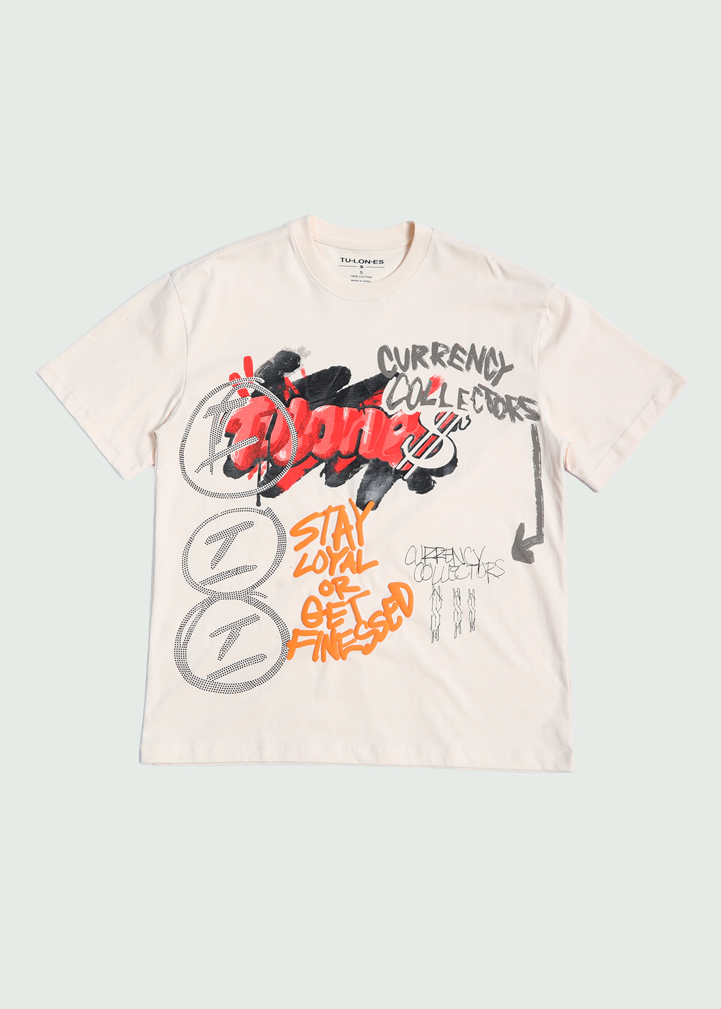 Rough Drawing T-shirt Tan