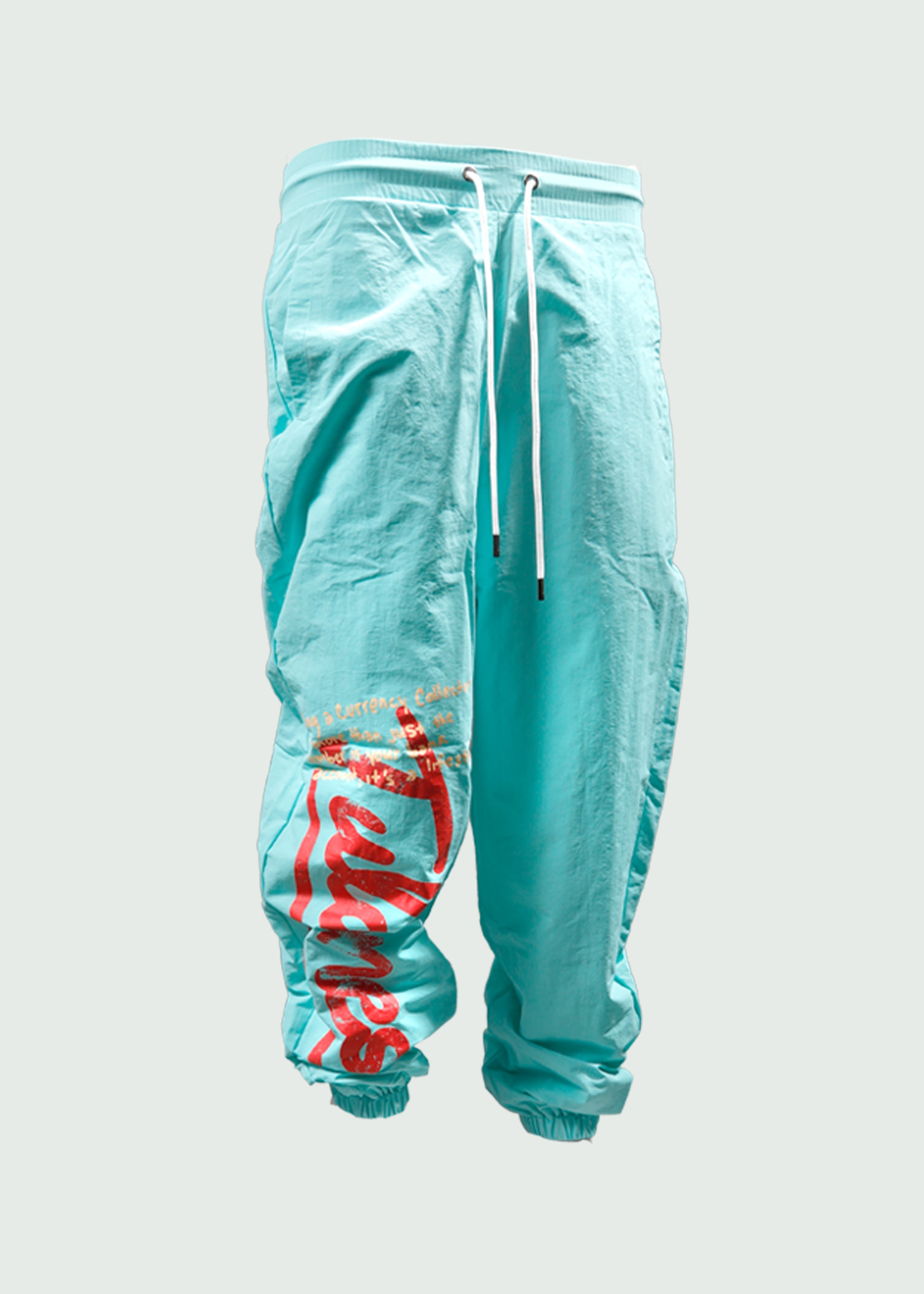 Two Stripe Nylon Pants Blue Main image