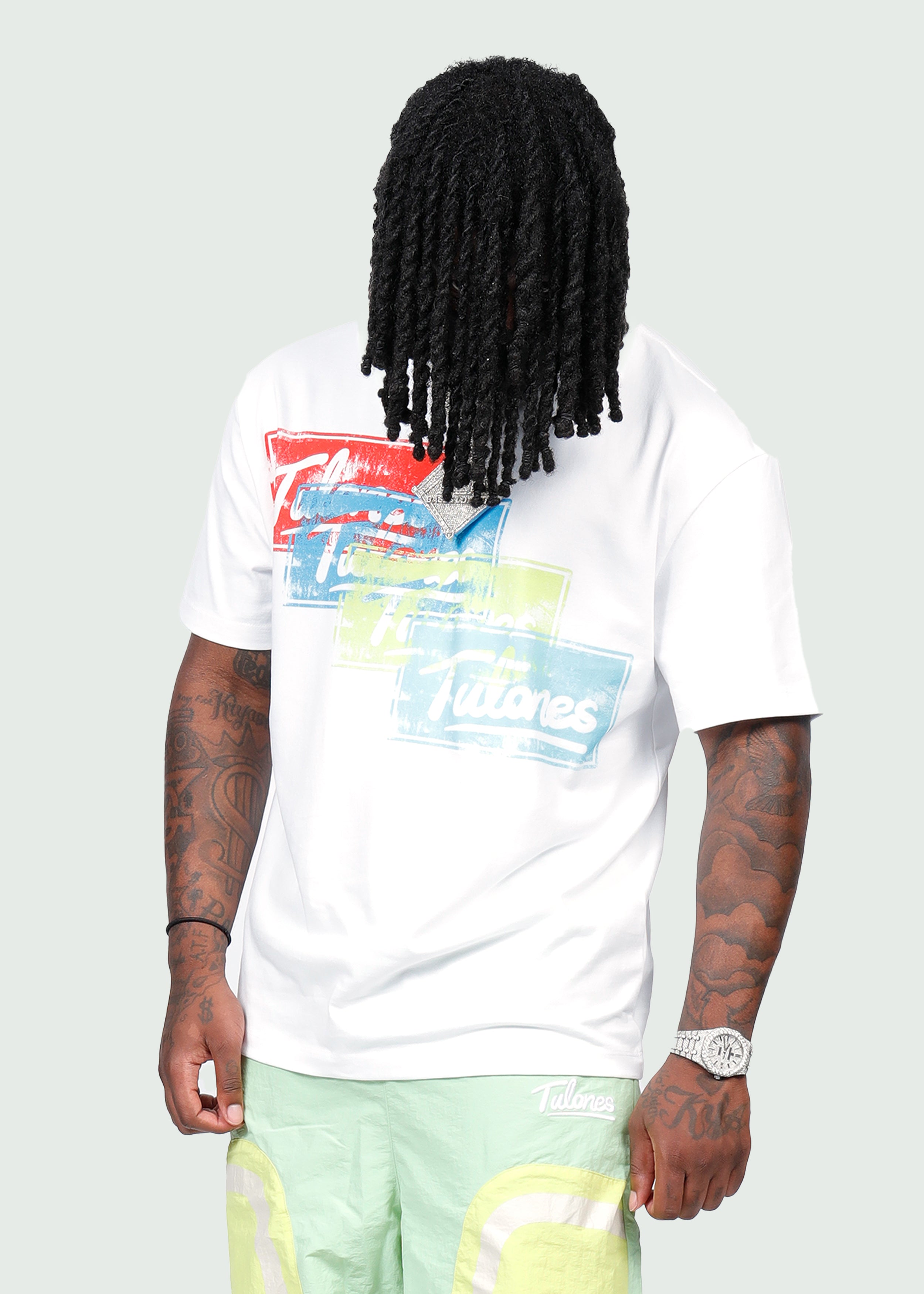 Postage Stamp T-shirt Multi