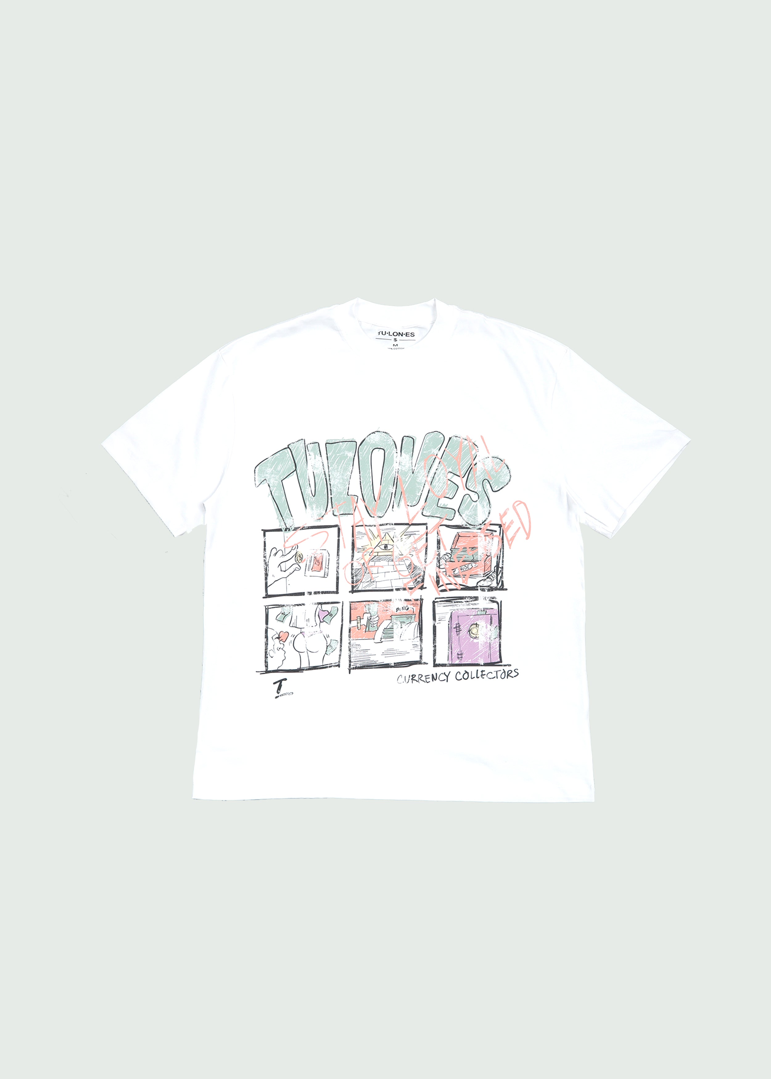 Currency Collector Lifestyle T-shirt Full White