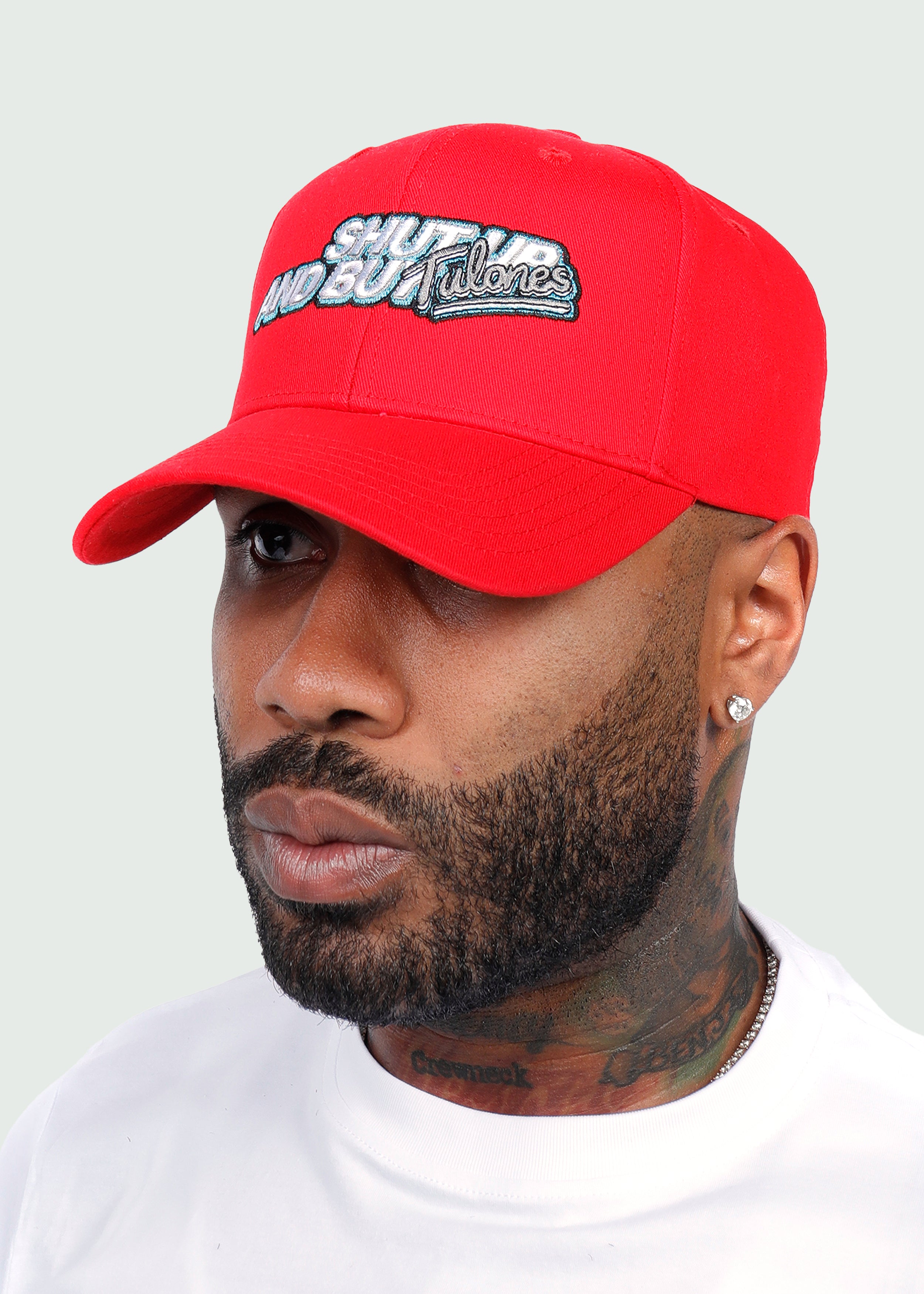 Red Shut Up And Buy Hat