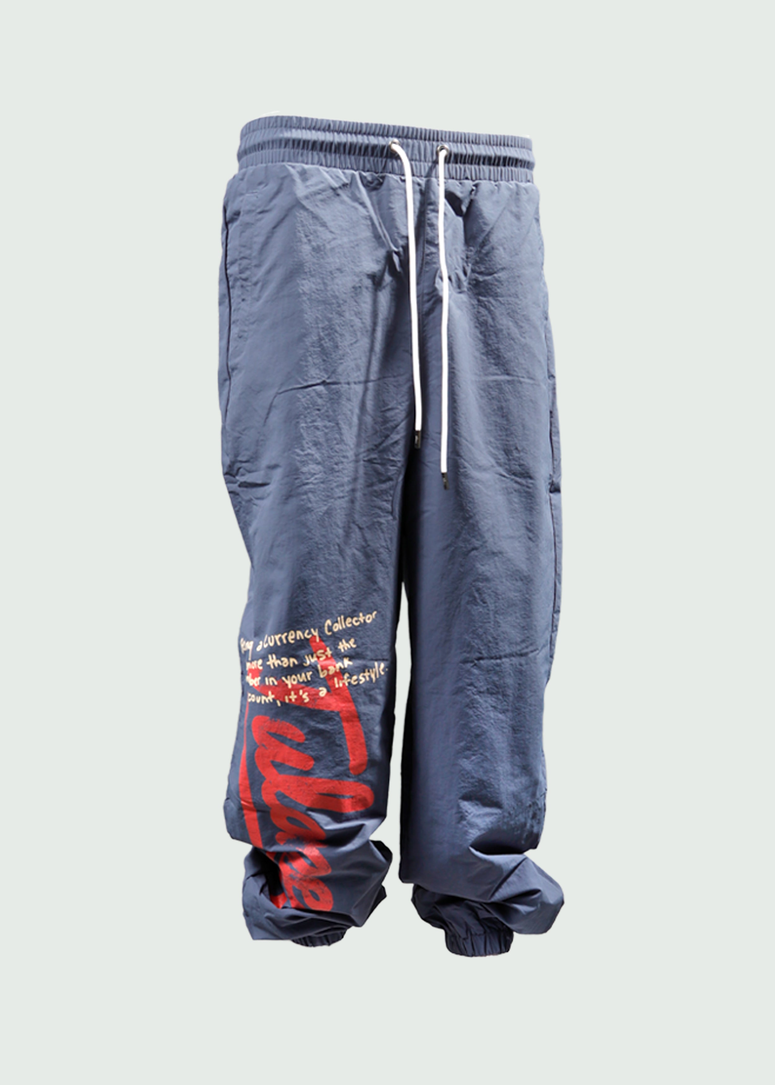 Two Stripe Nylon Pants Navy