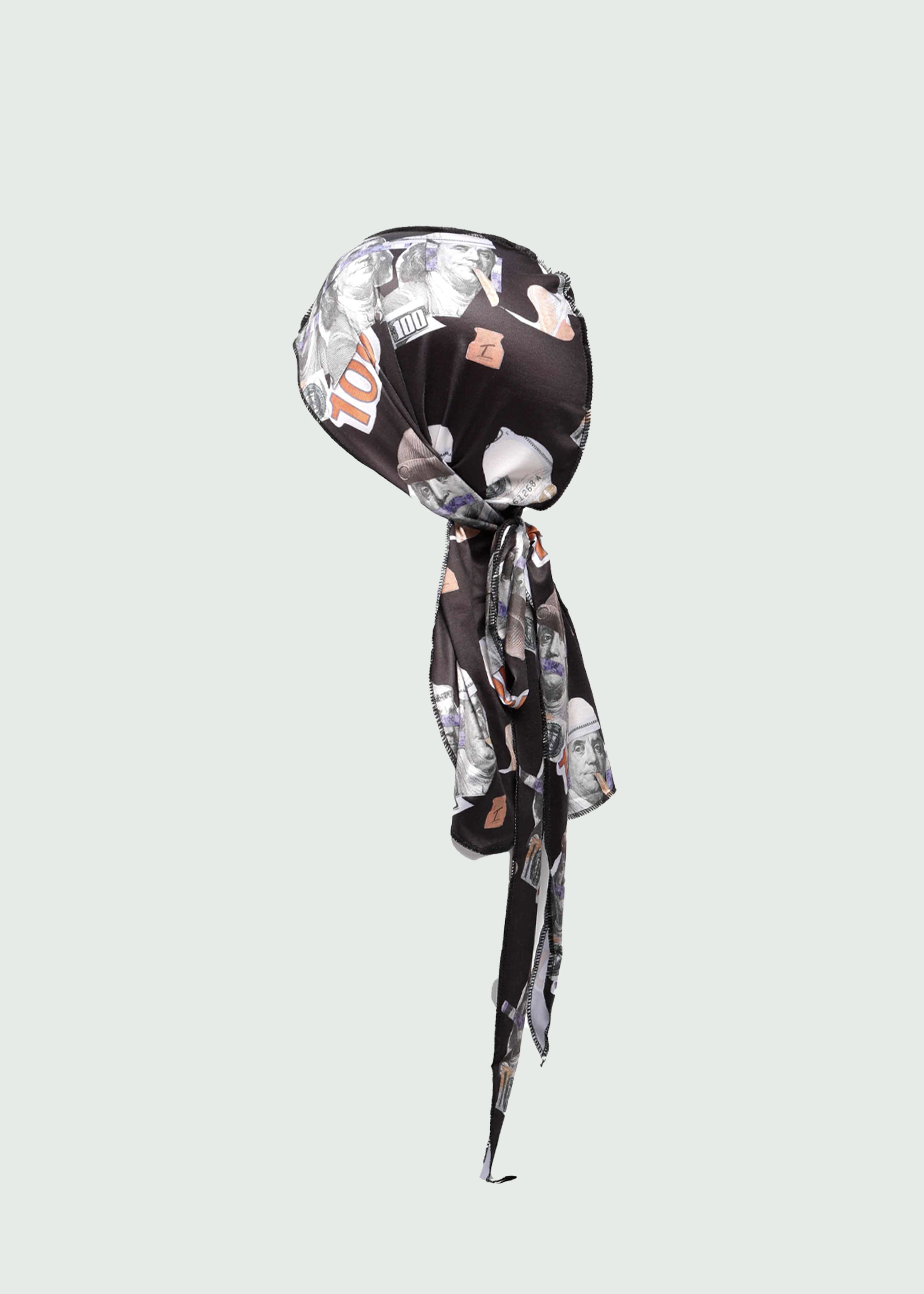 Triple Benji Head Durag Black Main image