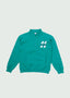 Two Line Main Quarter Zip Green
