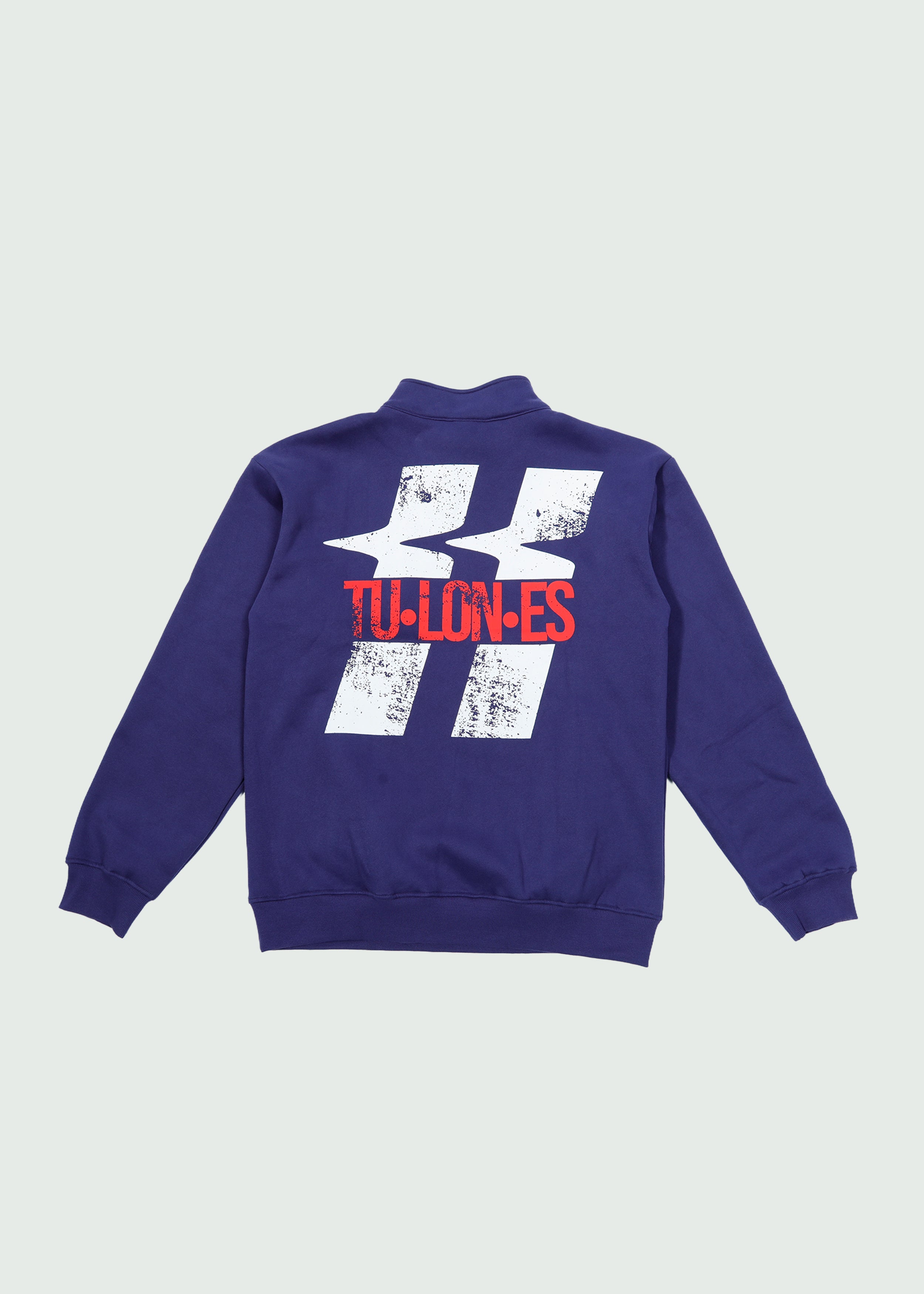 Two Line Main Quarter Zip Navy Secondary image