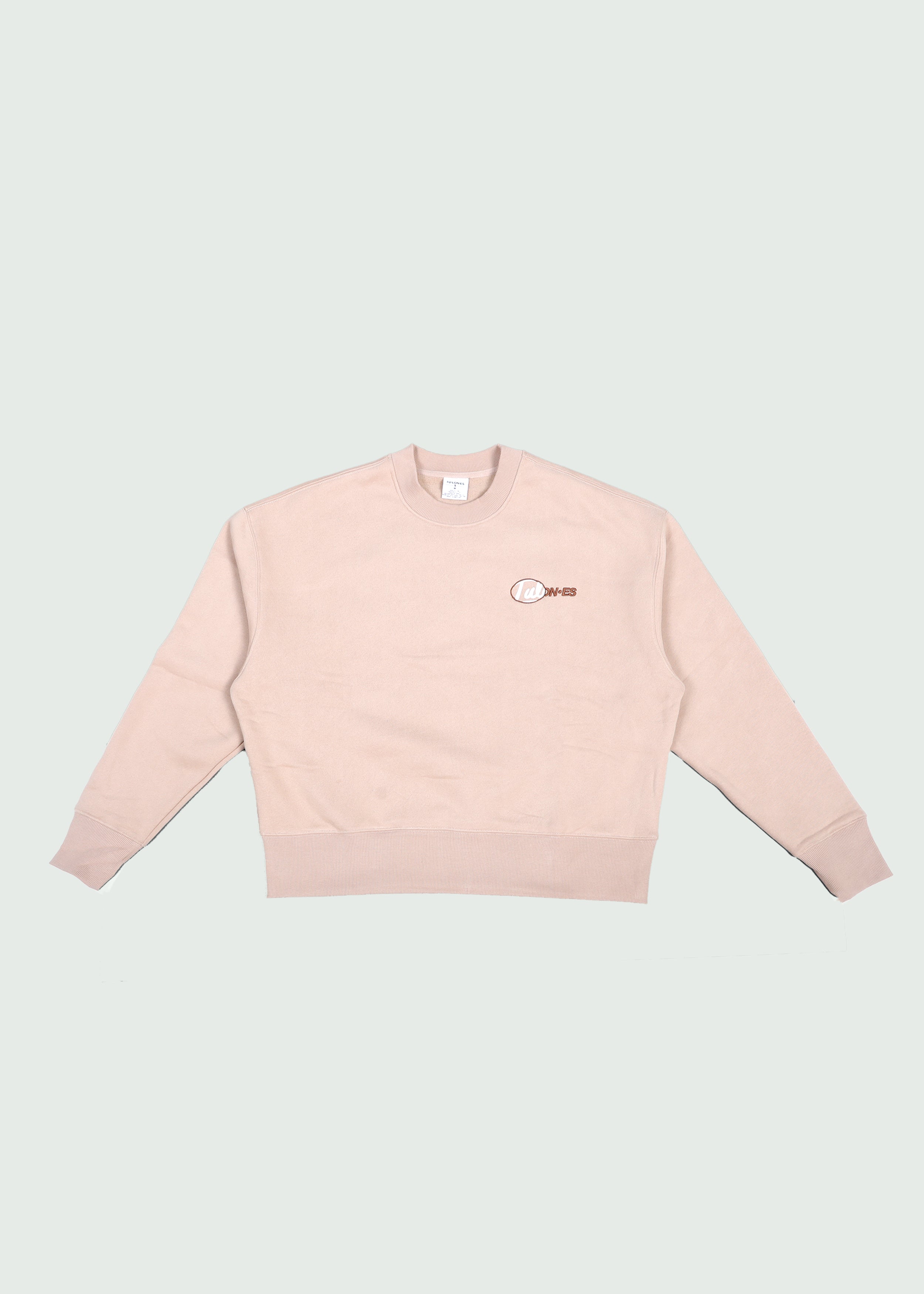 Hidden Logo Crewneck Tan