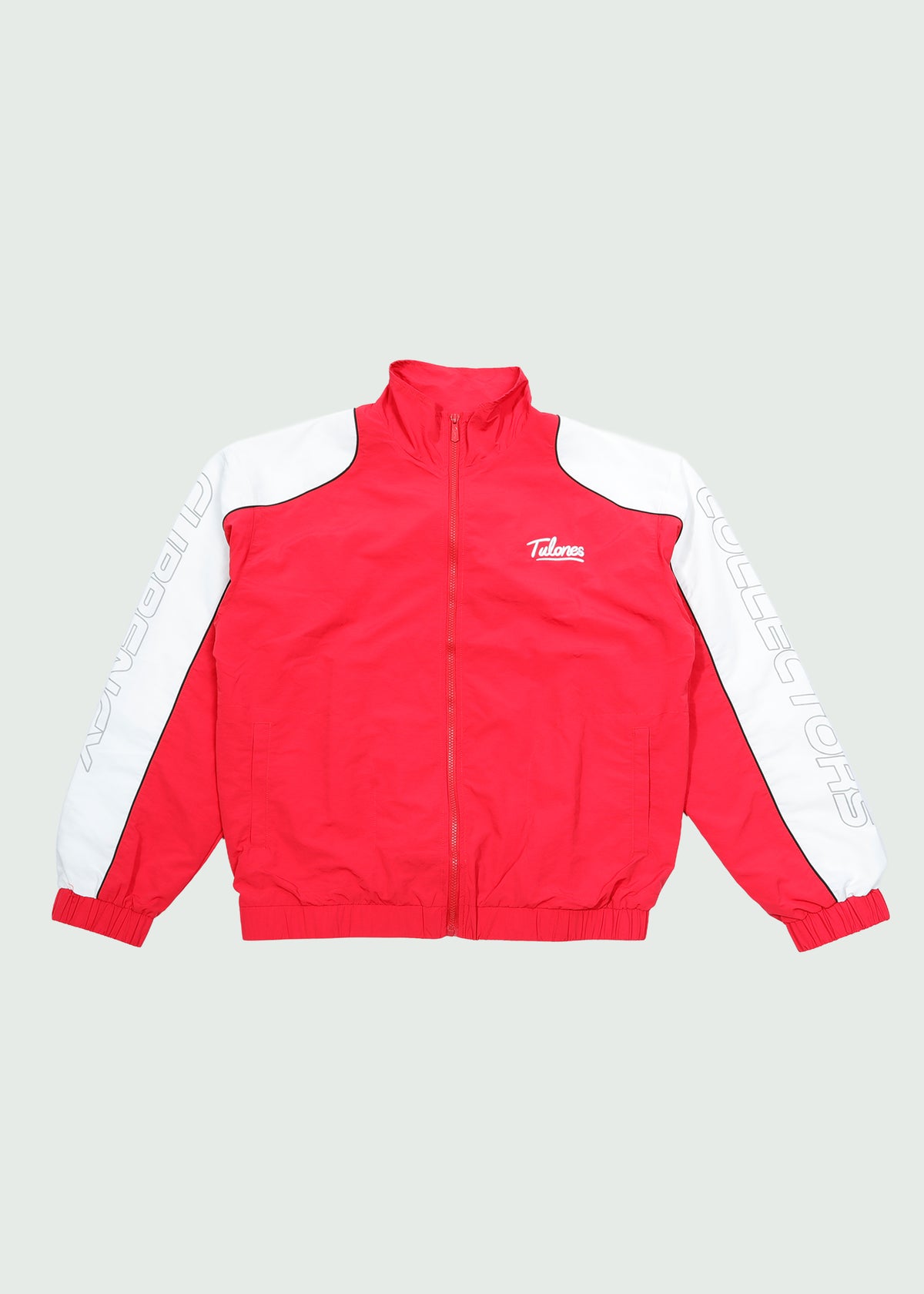 Double C Nylon Zip-Up Red