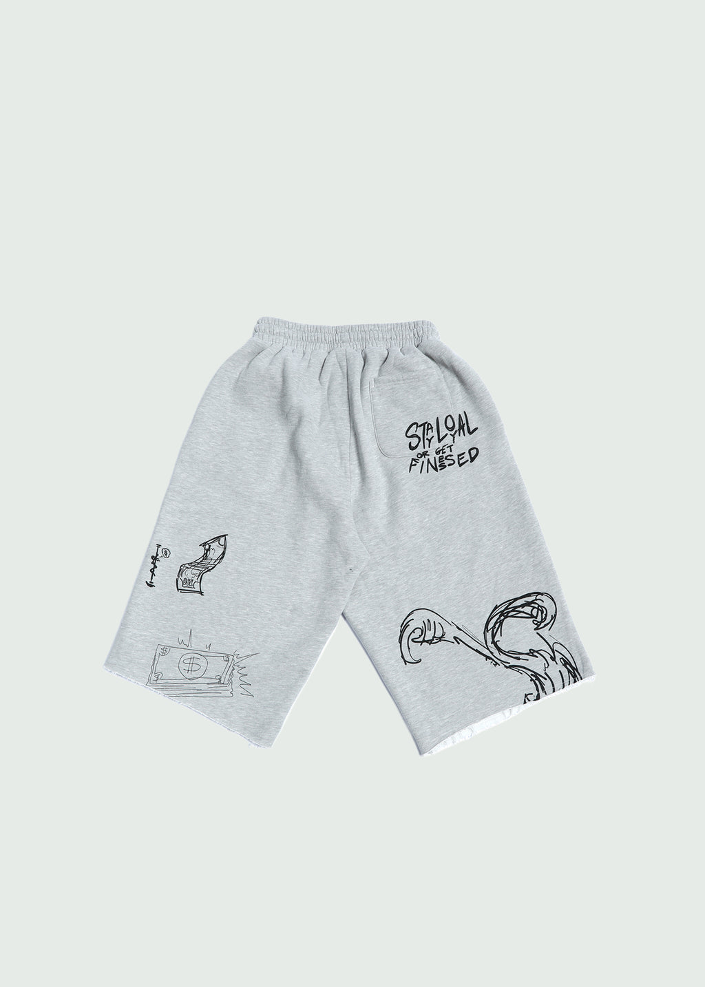 Insert Cash Long Shorts Grey