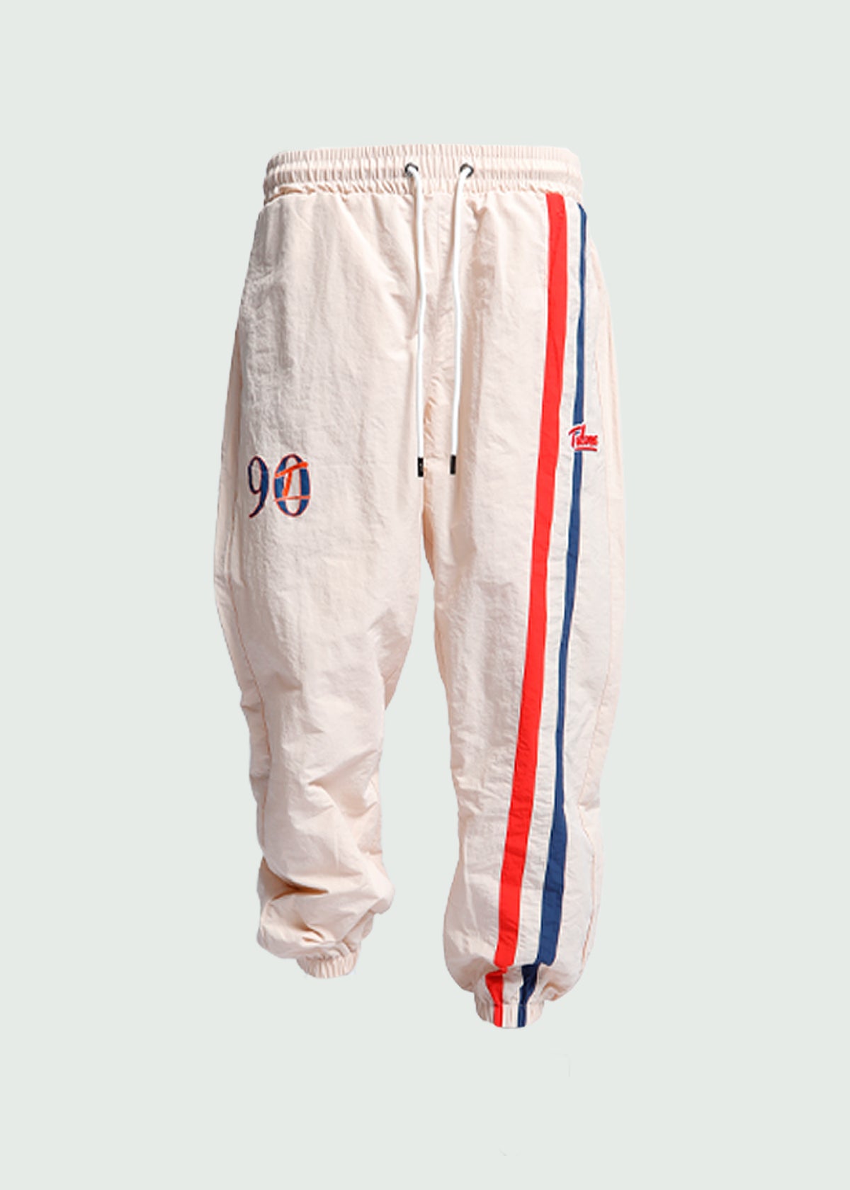 Cursive Nylon Pants Cream Main image