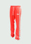 Cursive Track Pants Red