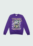 Mardi Gras Crewneck Purple