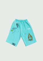 Insert Cash Long Shorts Turquoise