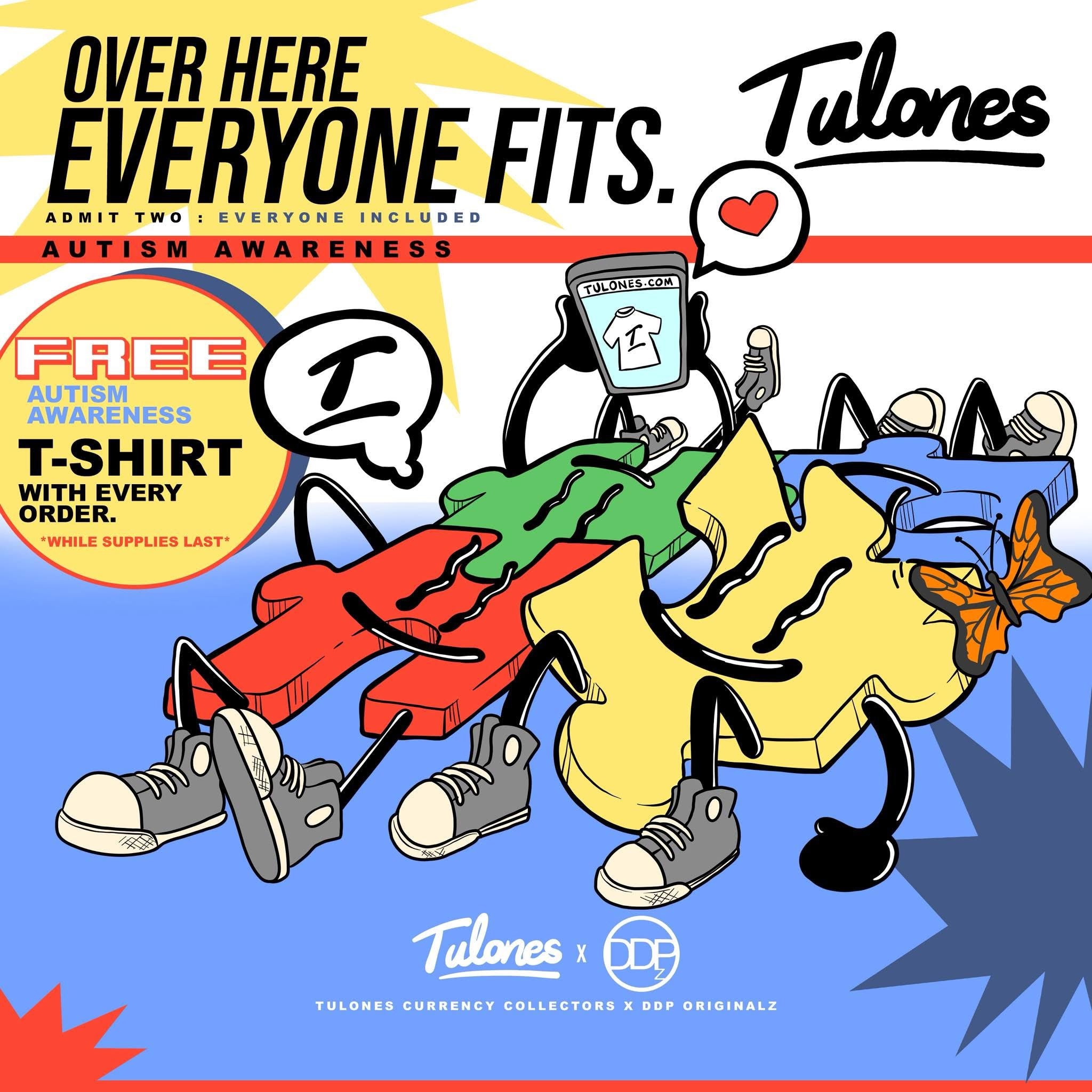 Autism Awareness T-shirt White Main image