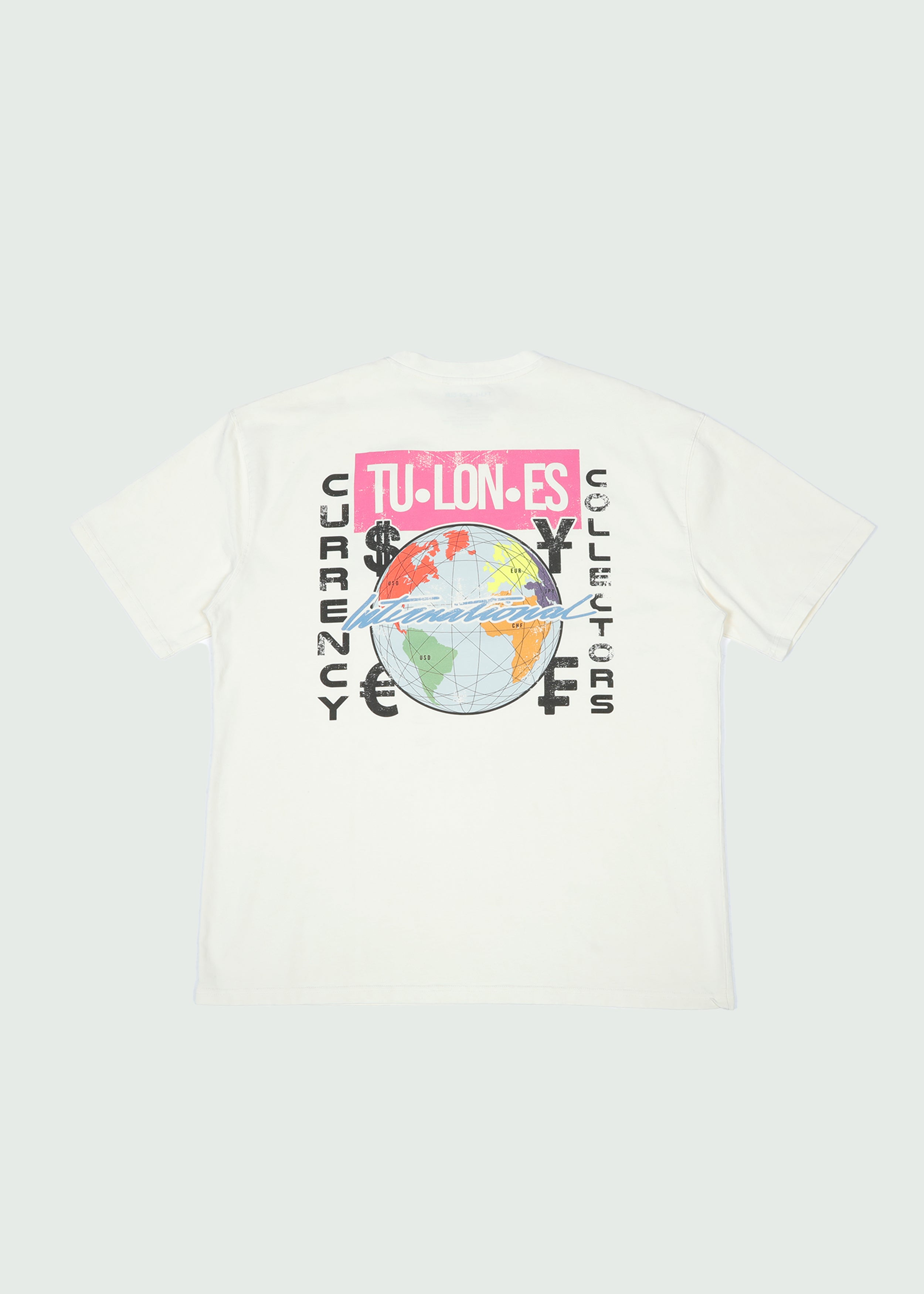 International Transaction T-shirt Cream Secondary image