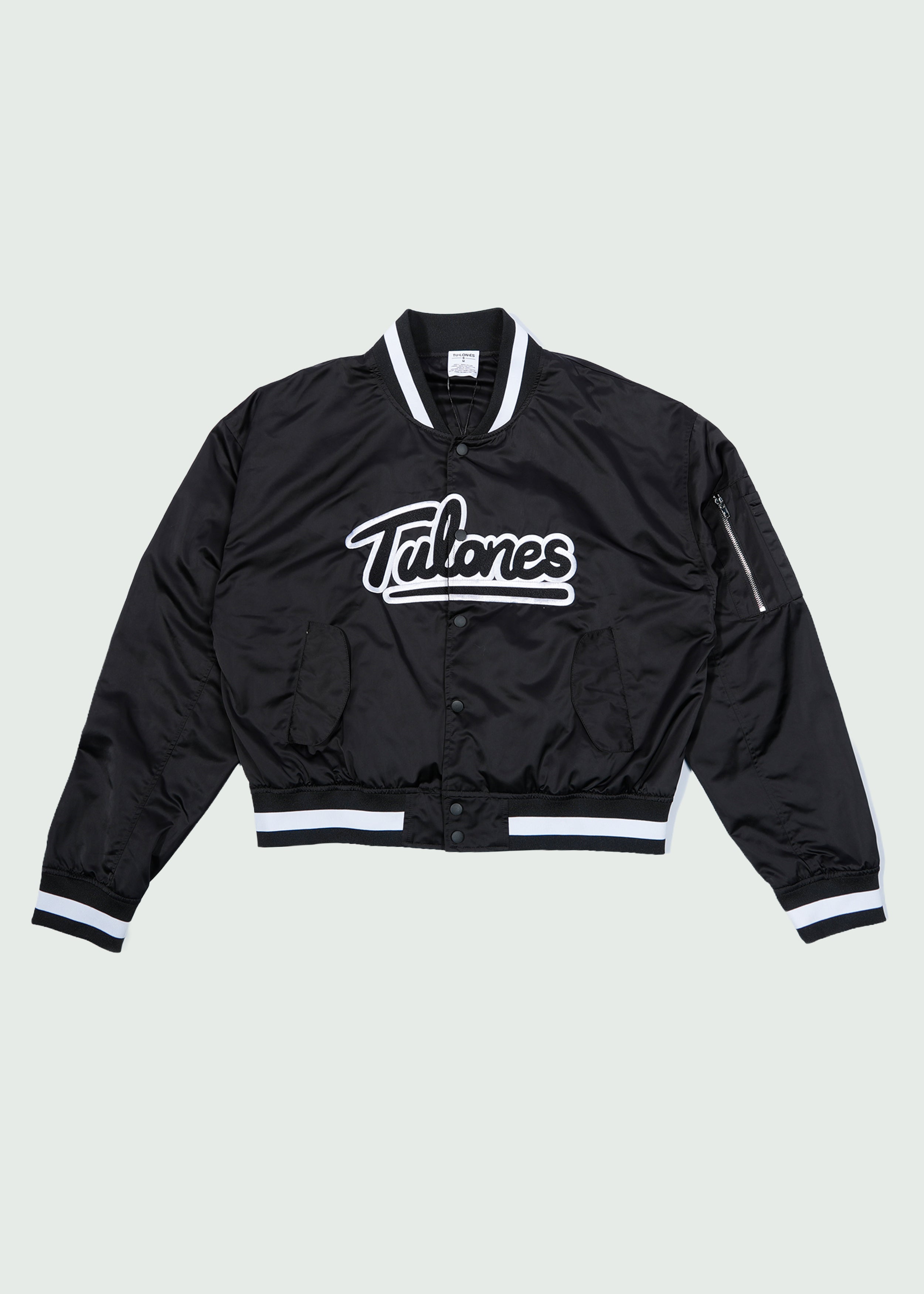 Cursive Bomber Black Main image
