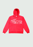 Old Money Zip-Up Hoodie Red