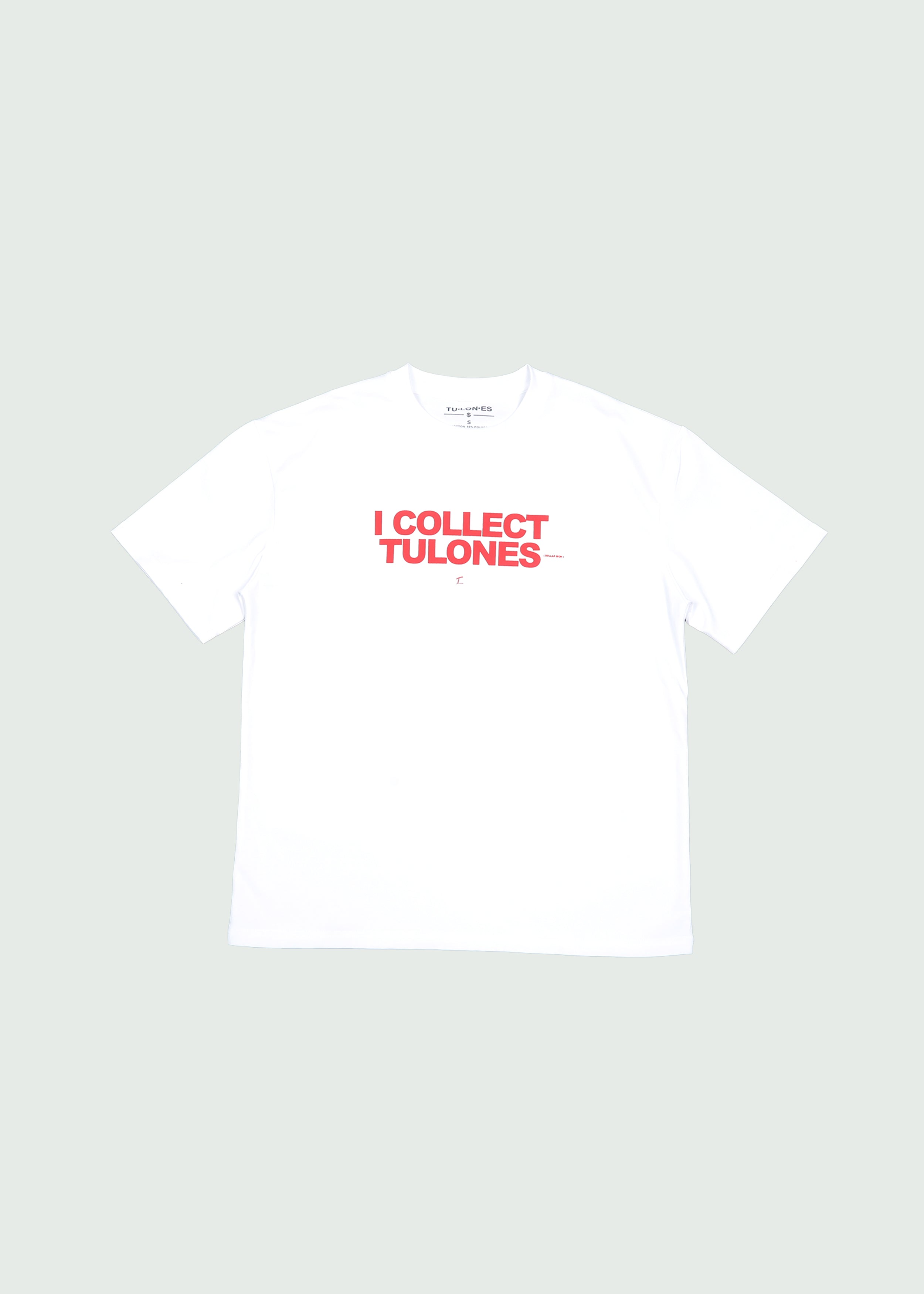 Dollar Sign T-Shirt Back White